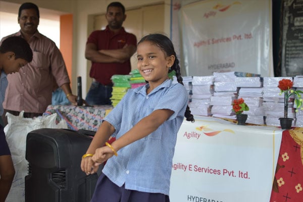 Notebook Distribution Notebooks and stationary distributed to children in 15 government ...